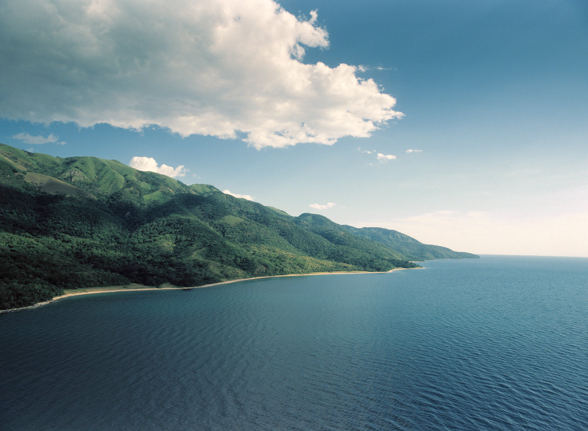 Озеро Танганьика глубокое