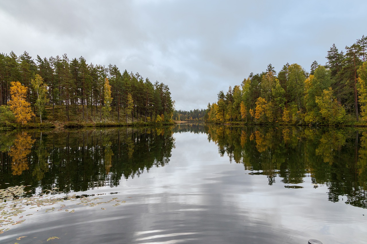 Озеро Турнетреск Швеция