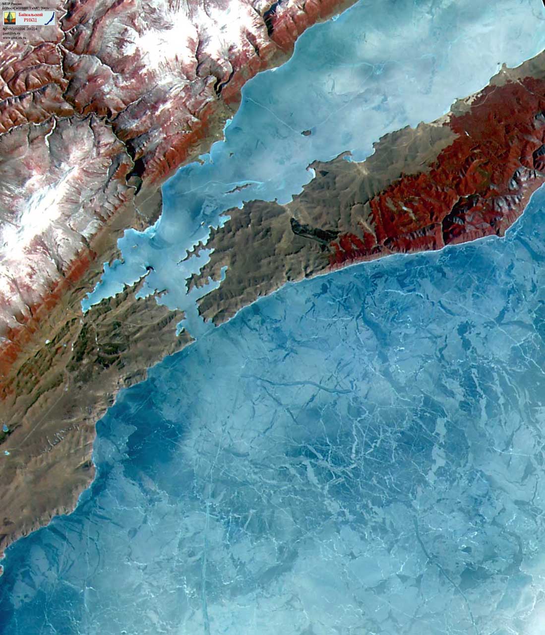 Озеро байкал фото с космоса