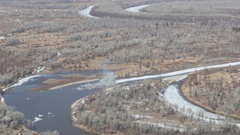 Разлив реки в Горно-Алтайске