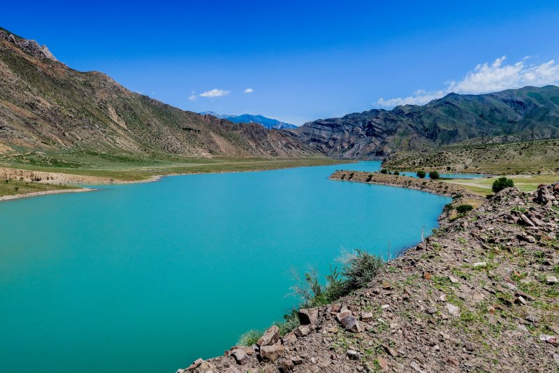 Токтогульское водохранилище Киргизия