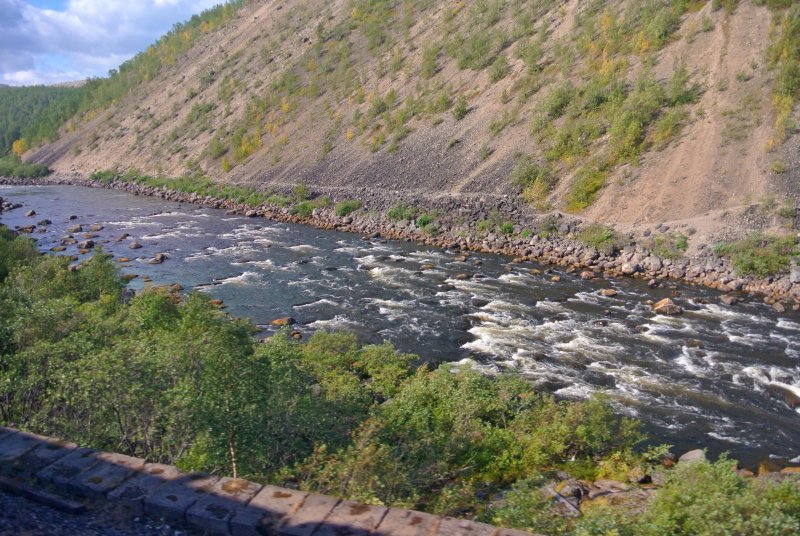 Река Качковка Мурманская область