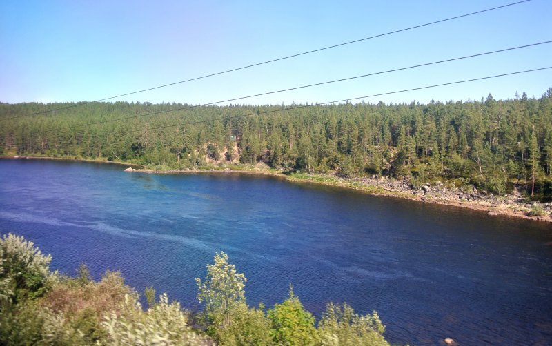 Река кола Мурманск