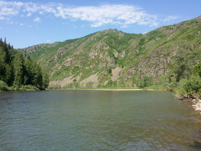 Река Карагужиха Восточный Казахстан