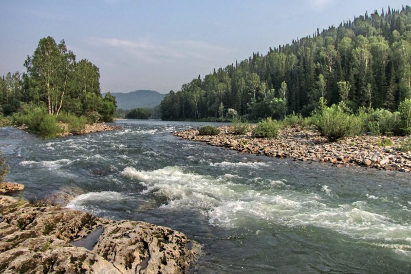 Река Уба Восточный Казахстан