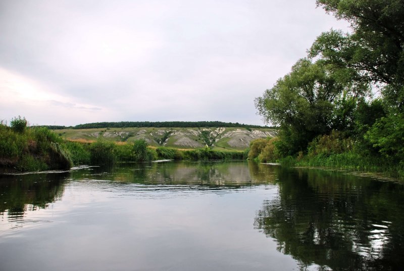 Река Вобля в Луховицах
