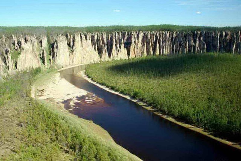 Река синяя Республика Саха Якутия