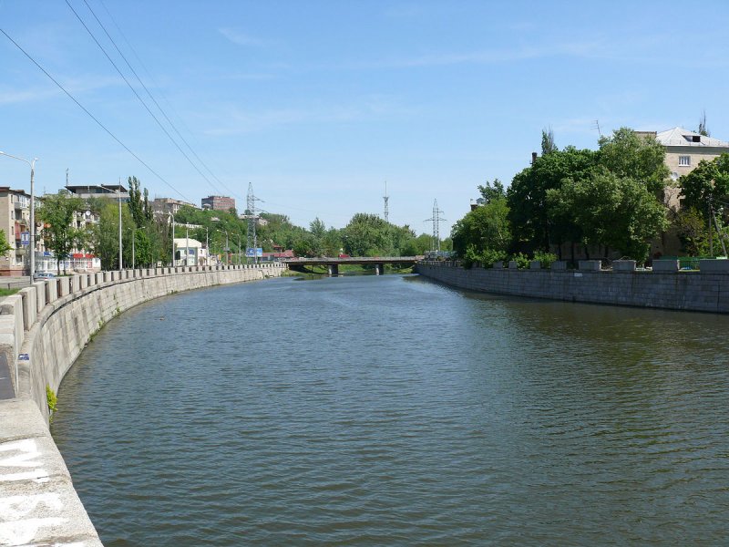 Река Уды в Харькове