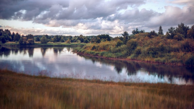 Река Вилия в Беларуси