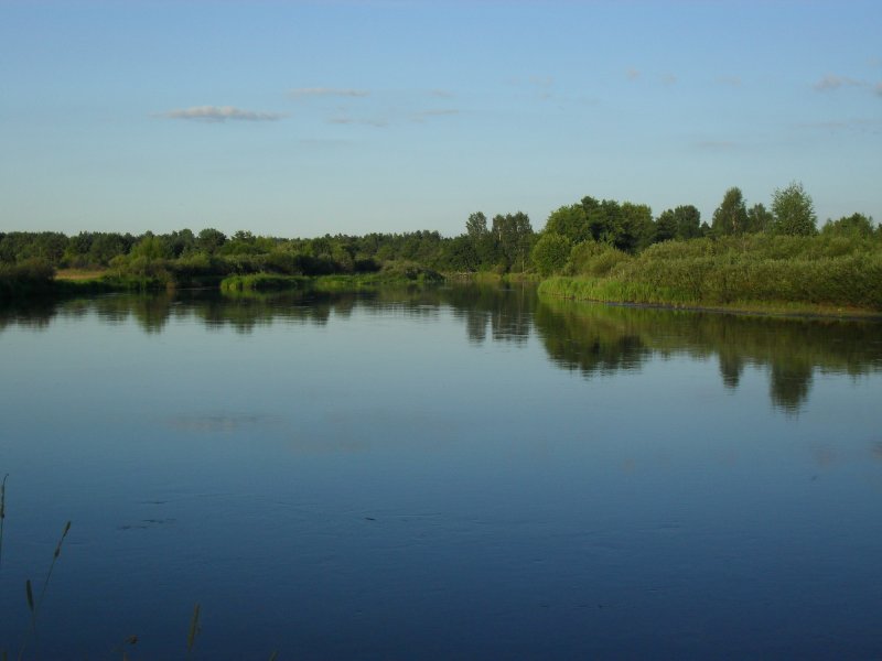 Озерцо река Белоруссия