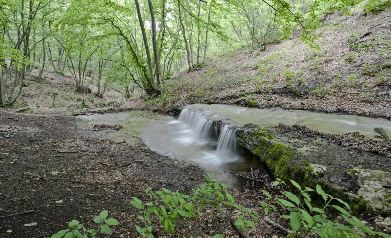 Водопад третья речка на Телецком