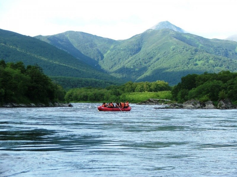 Река Авача на Камчатке