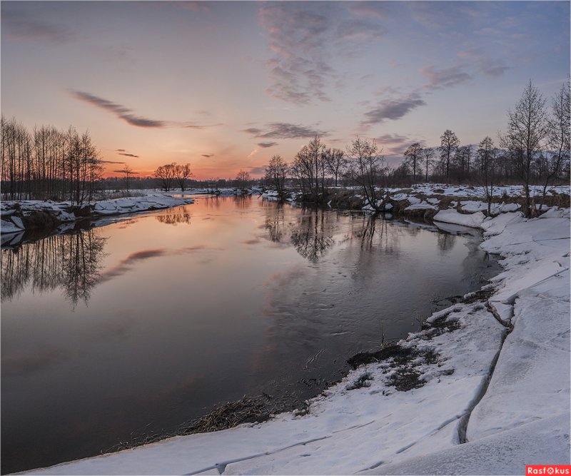 Судогда река зимой
