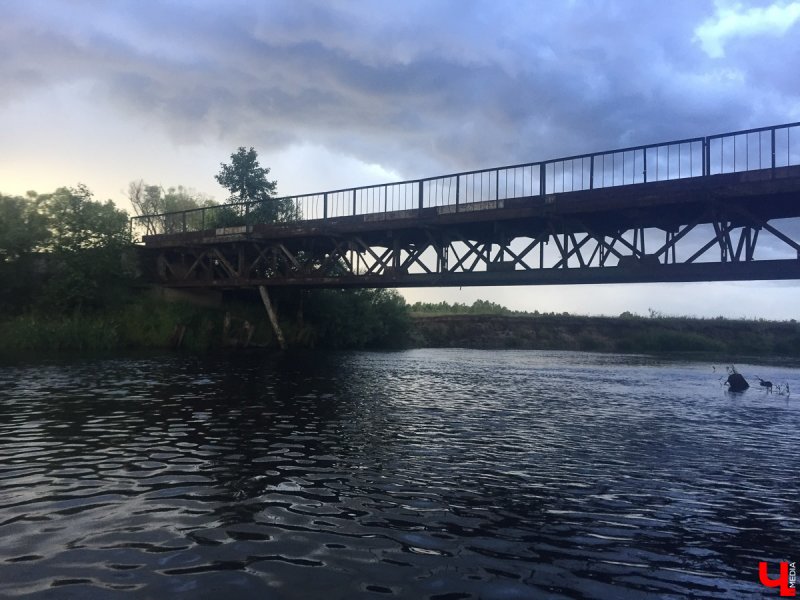 Мост в Судогде временный
