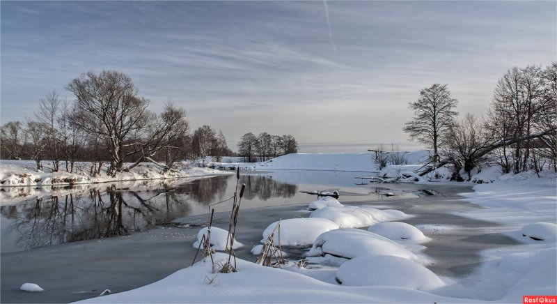 Судогда река зимой