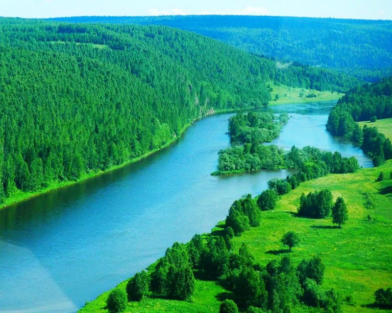 Река Колва, Заполярье.