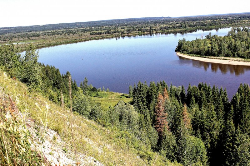 Река Вятка Кировской области