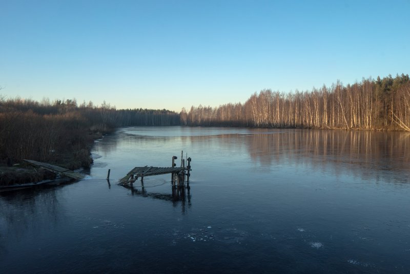 Озеро Лахтинский разлив