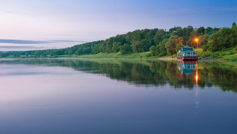 Река Таруса в Калужской