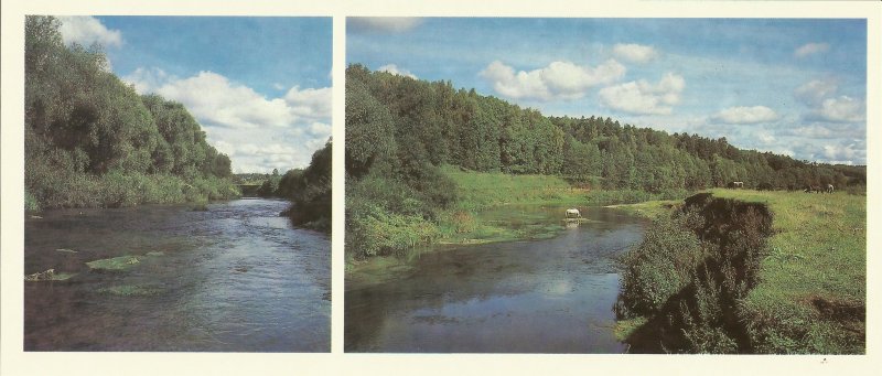 Плотины на реке Ока - Серпухов - Таруса