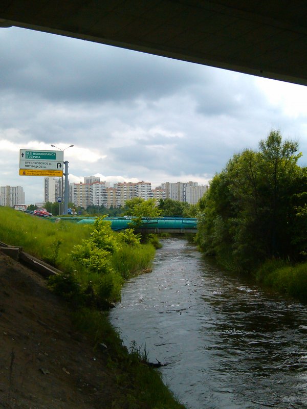 Река Сходня в Москве