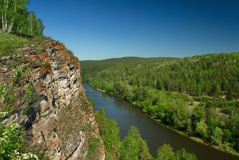 Река Юрюзань Усть-Катав