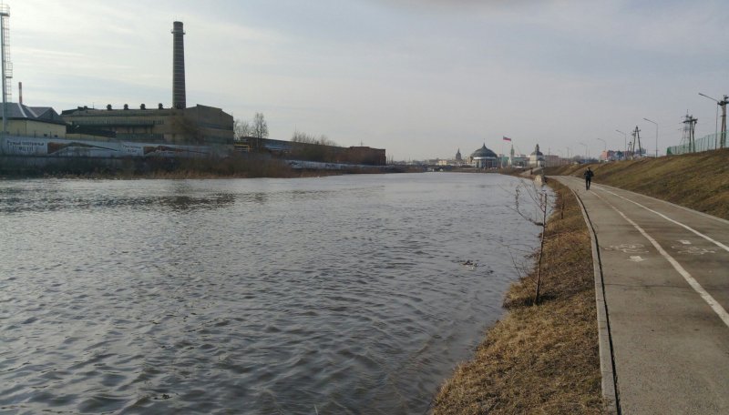 Зима река УПА Тульская область