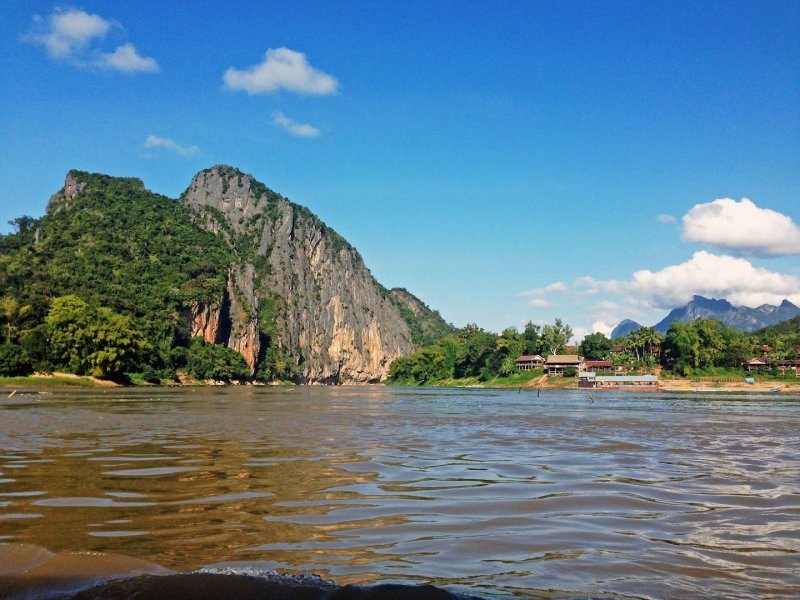 Река Меконг Лаос