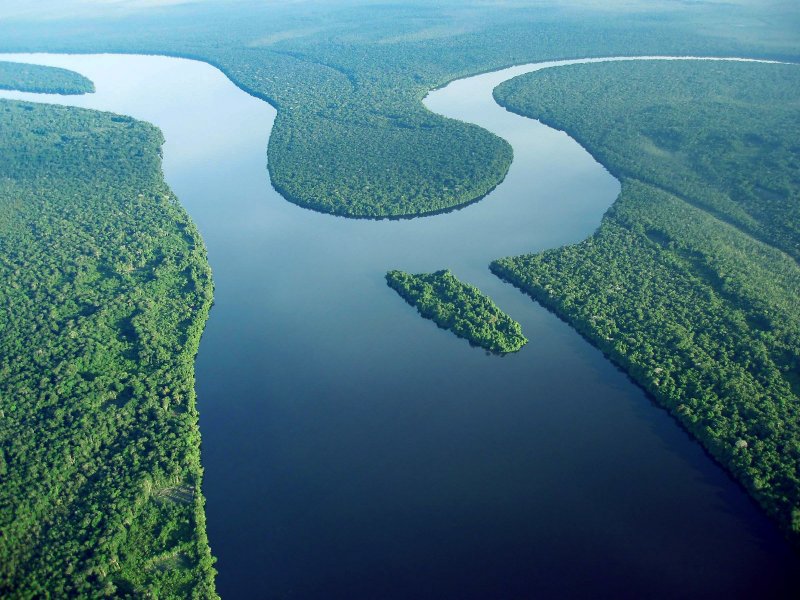 Река Амазонка и Рио Негро