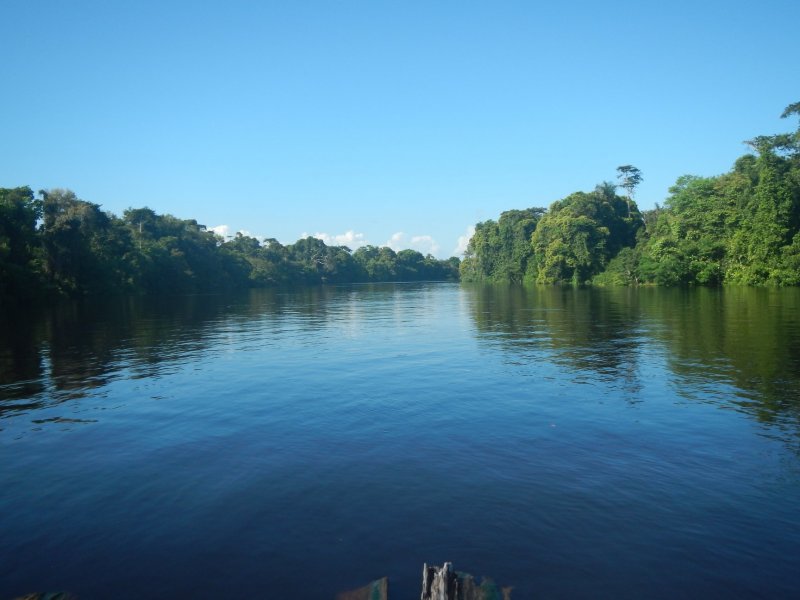 Река Рио Негро порт Манаус