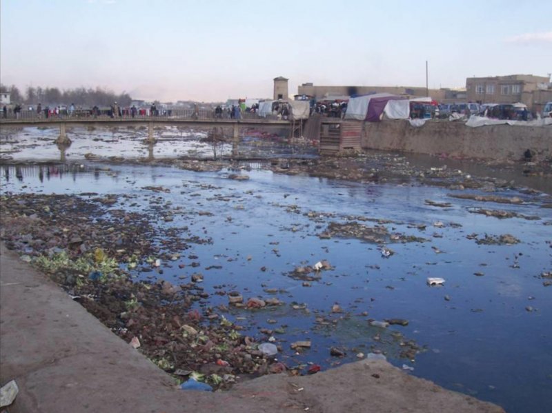 Река Кабул загрязнение