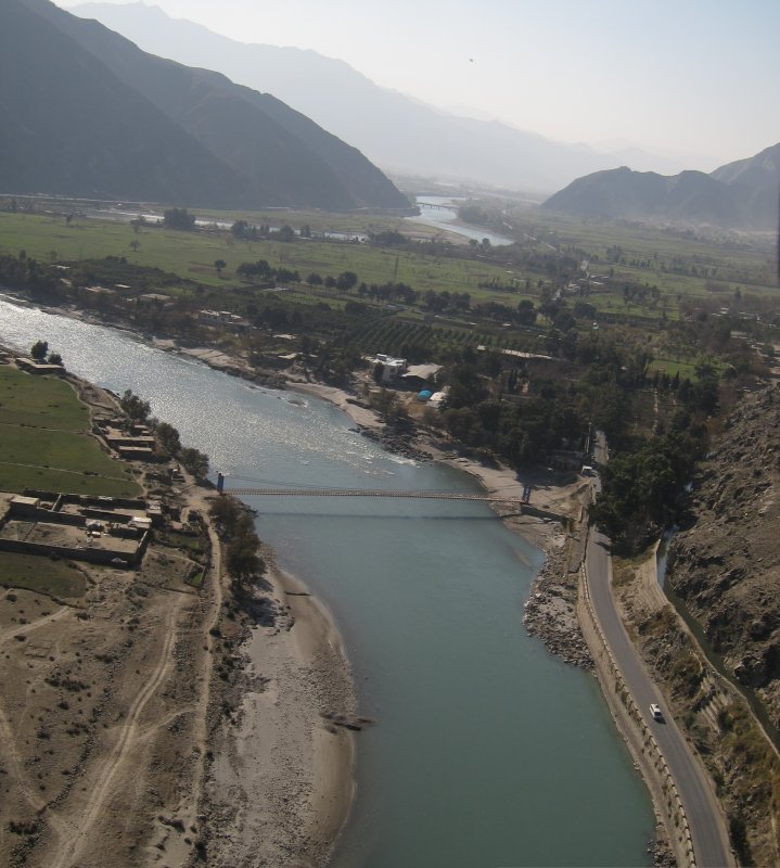 Река Кабул в Афганистане