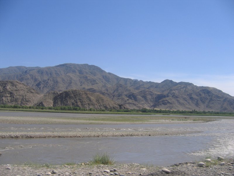 Река Кабул в Афганистане