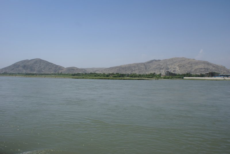 Река Кабул впадает