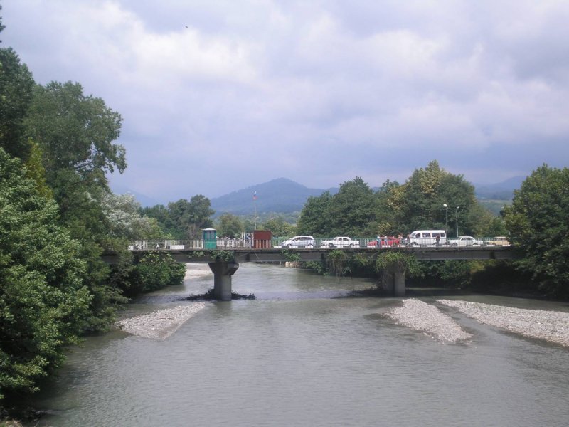 Река Шахе Головинка мост