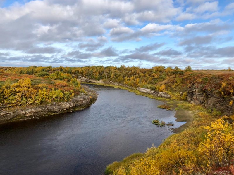Река Индига Архангельская область