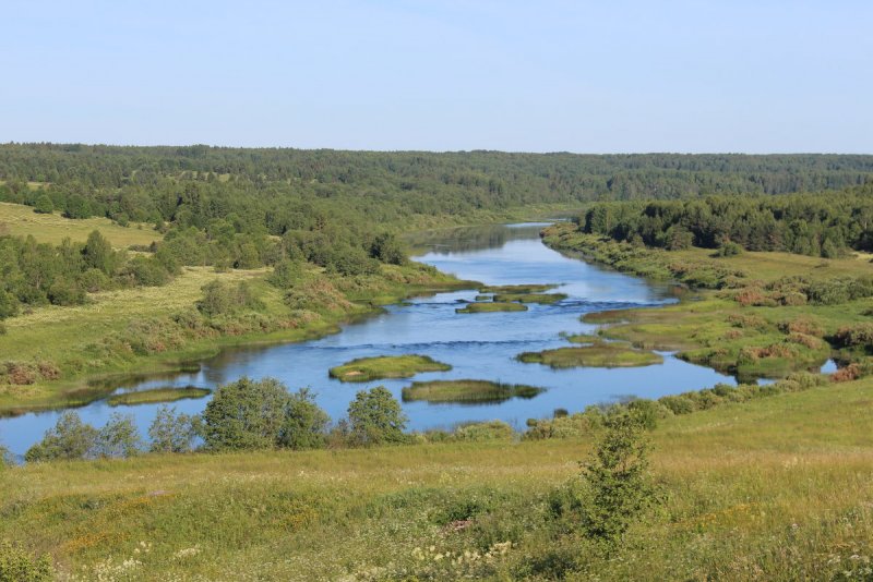 Река Кубена Харовский район