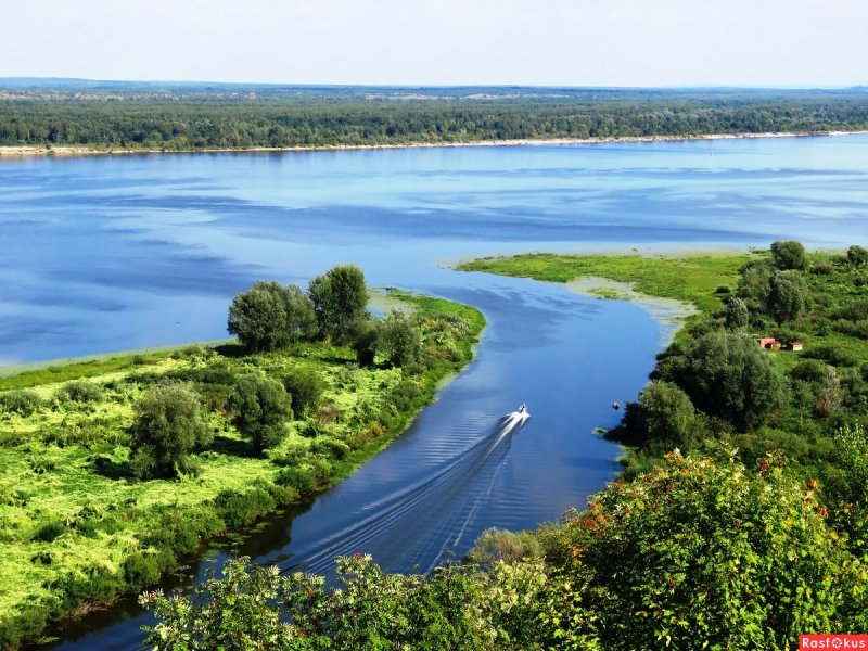 Притоки Волги в Астрахани