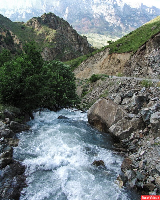 Река Самур в Дагестане