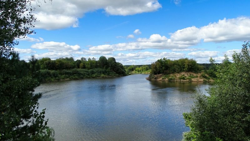 Река Днепр в Смоленской области