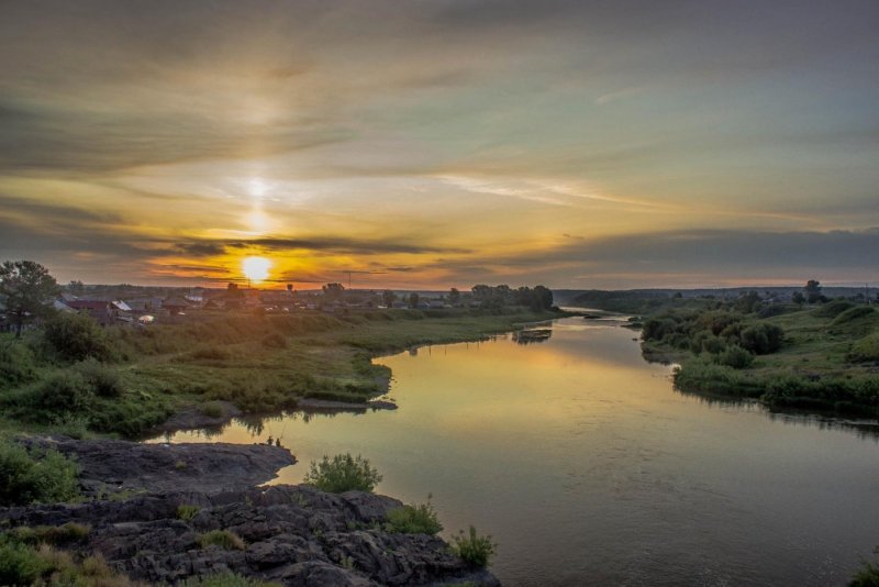 Река Анжера Анжеро-Судженск