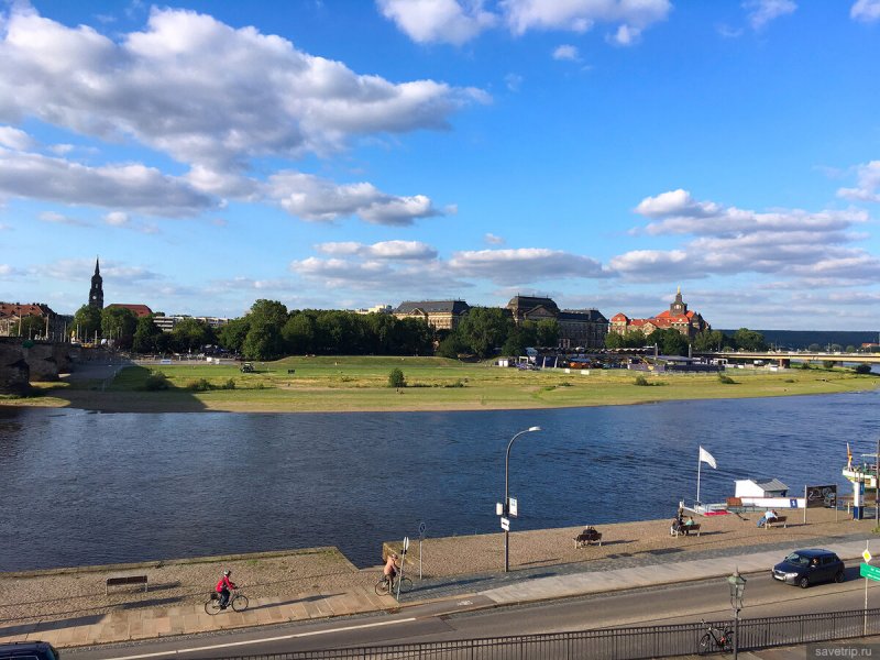 Дрезден река Эльба