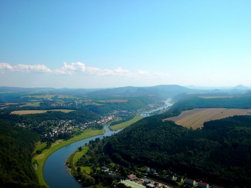 Река Эльба в Германии