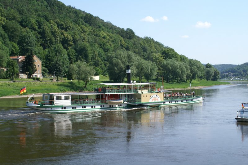 Дрезден река Эльба