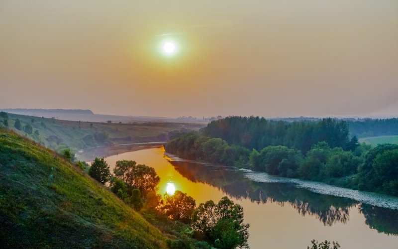 Река сосна у города Ливны