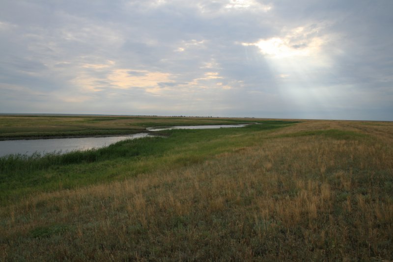 Река большой Кушум в Саратовской области
