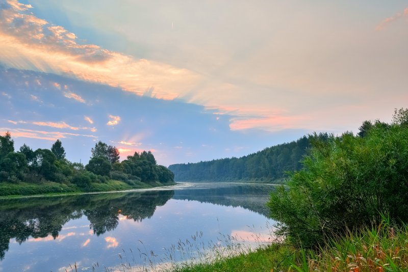 Латвия природа Даугава