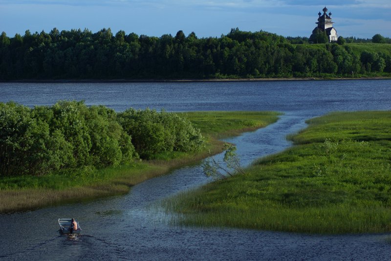 Река Онега Архангельская область