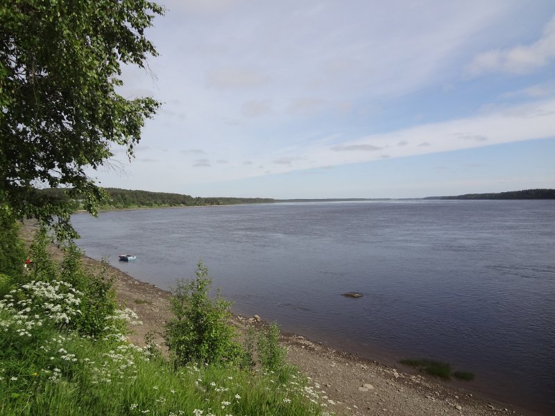 Река Онега в Онежском районе