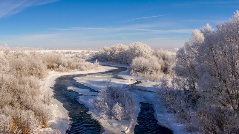 Река Кшень в Курской области